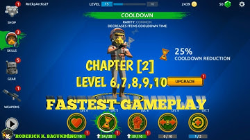 ZOMBIE BLAST CREW - FASTEST GAMEPLAY CHAPTER [2] LVL 6,7,8,9,10 - [2019] (MUST VIEWS)