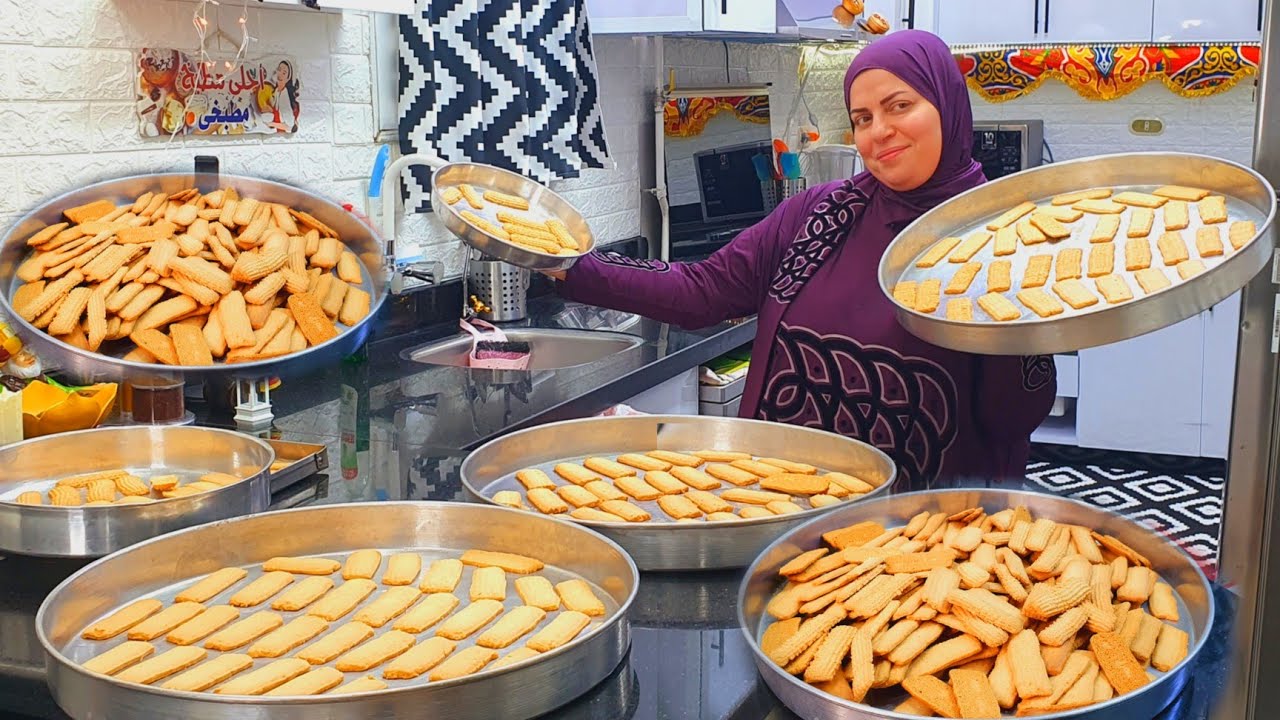 بسكوت العيدالفاخر❗من الألف للياء بمقاديراقتصاديه بدون زبده وبتكات اول مره تعرفيها❗بسكويت النشادر👌