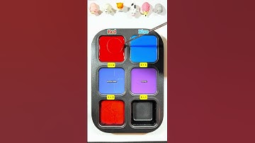 The harmony of the two colors Red and Blue creates amazing colors. #asrm #colormix #colormixing