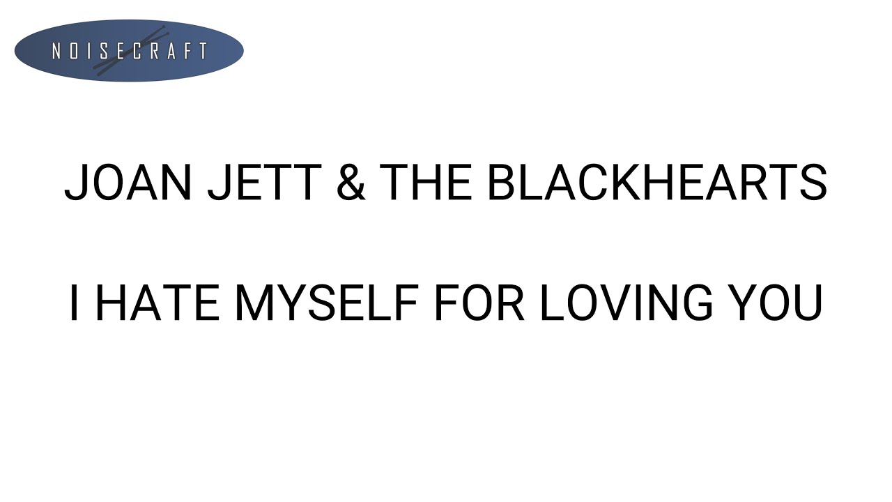 Joan Jett & The Blackhearts - I Hate Myself for Loving You Drum