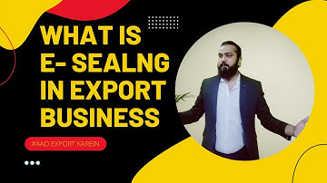 What is E-Seal in Export ? | All about E Seal for Export Container | What is Factory Stuffing| IIOTM