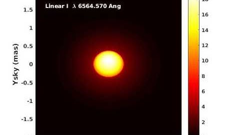 Theoretical Image of a Circumstellar Disk Around a Be Star