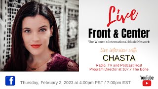 LIVE: Front & Center with Chasta, Radio/TV/Podcast Host, Program Director