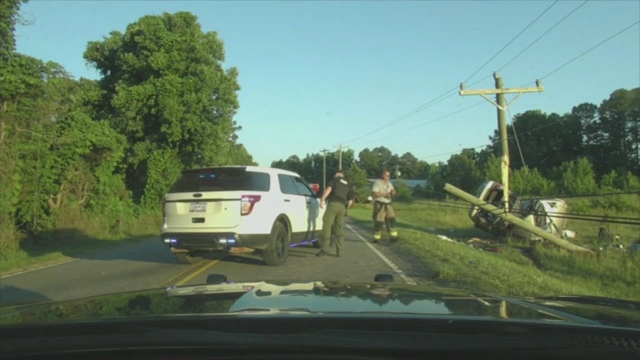 Dash cam footage released after deadly chase for stolen TV - YouTube