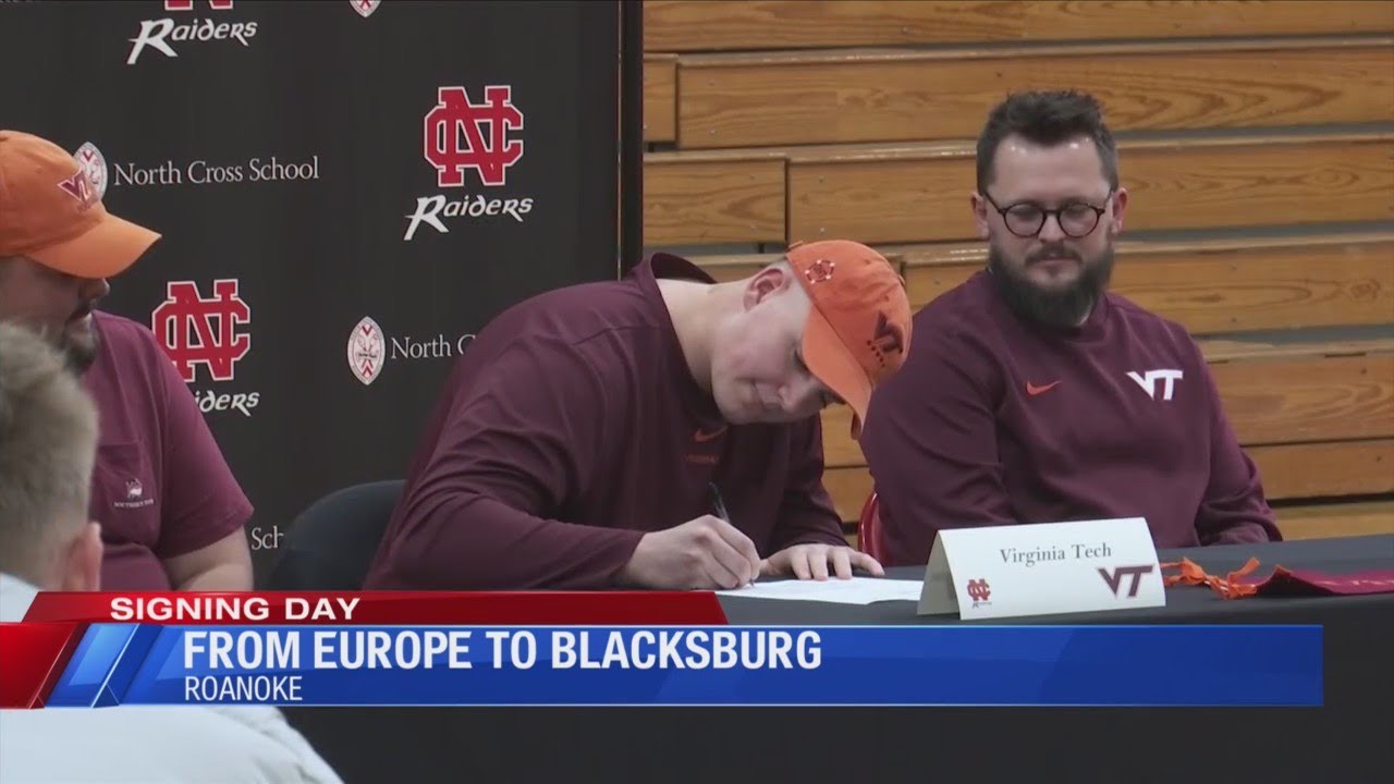 From Europe to Blacksburg North Cross School Hannes Hammer signs with