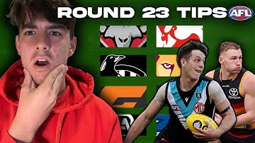 ROUND 23 AFL TIPS + PREDICTIONS 2024