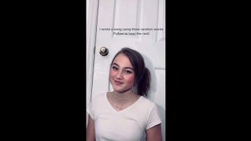Writing a song with 3 random words