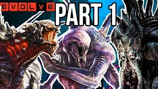 Evolve Gameplay Walkthrough Part 1 - Single Player - Evacuation Campaign!! (PC 60fps 1080p HD)