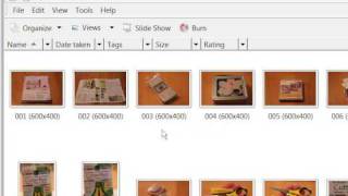 Windows Live Photo Gallery - Resize And Rename