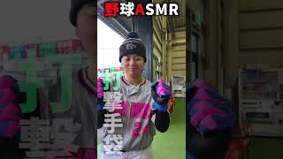 雨の日の野球ASMR...#shorts #野球 #funny