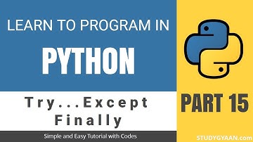 Python Tutorial 15 - Try Exception Handling