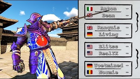 The Official 1v1 Tournament Incident [For Honor]