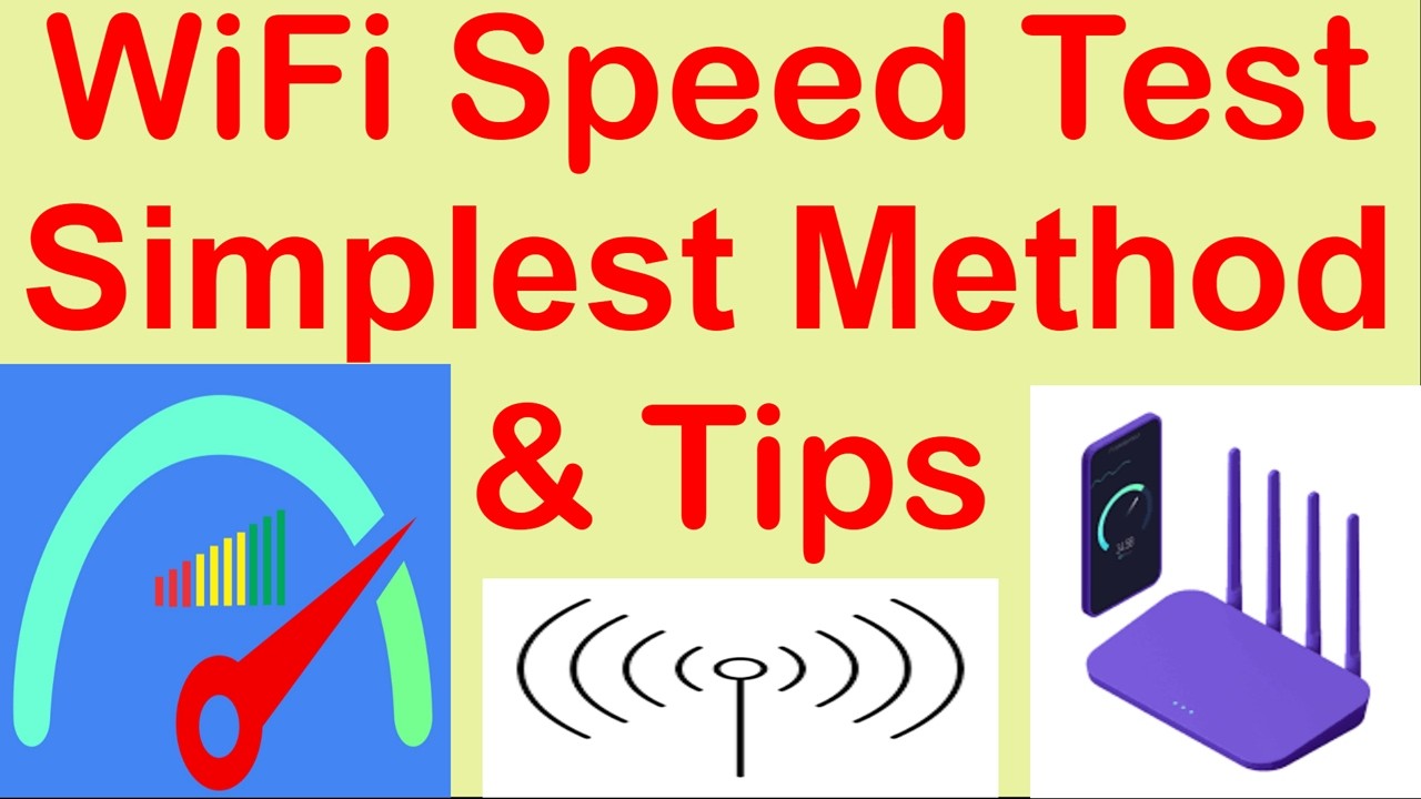 WiFi Speed Test On PC Simplest Method & Tips - YouTube