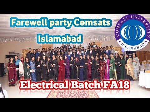 Farewell Dinner FA18  Electrical Batch Comsats Islamabad #farewell #Fa18BEE #comsats