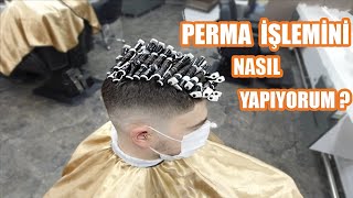 PERMA İŞLEMİNİ NASIL YAPIYORUM / Kıvırcık saç nasıl yapılır