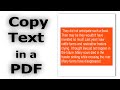 How to Copy Text From a PDF File in Foxit PhantomPDF