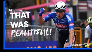 "Geniuses At Work!" 🤩 | Watch Thrilling Sprint Finish At Stage 3 Of Tirreno Adriatico | Eurosport