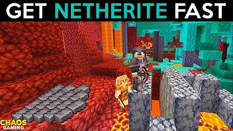 FASTEST WAY TO GET NETHERITE - How To Guide - Minecraft 1.16 Nether Update