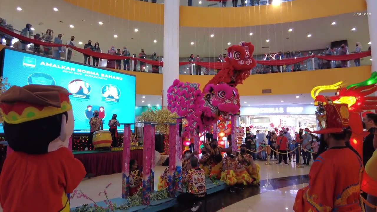 LION DANCE PERFORMANCE 2022 AT 1BORNEO HYPERMALL KOTA KINABALU SABAH
