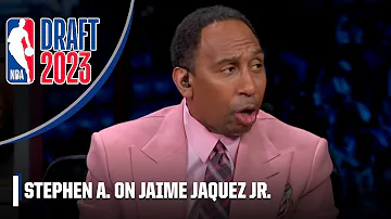 Stephen A. explains why he loves the Miami Heat taking Jaime Jaquez Jr. | 2023 NBA Draft