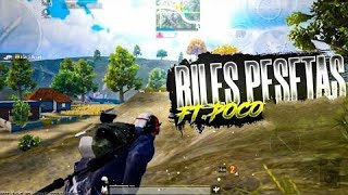 RILES PESETAS ⚡ | A PUBG MOBILE MONTAGE | POCOF1 SMOOTH EXTREME 60FPS