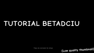 Tutorial BETADCIU (FnF-Fan Ver) (BETADCIU #1)