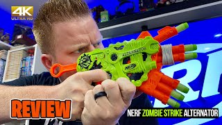 [REVIEW] NERF Zombie Strike Alternator - Unboxing, Chrono and Firing Test [4K] screenshot 5