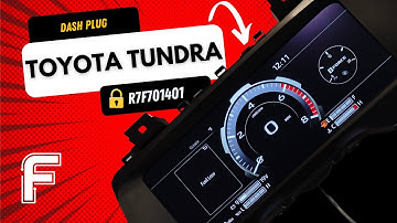 Toyota Tundra locked RH850 - R7F701401 programming Full Digital instrument cluster | FORZA 614 DIAG
