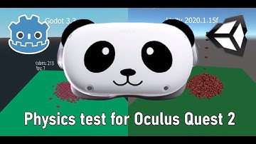 Godot vs Unity - Physics test for Oculus Quest 2