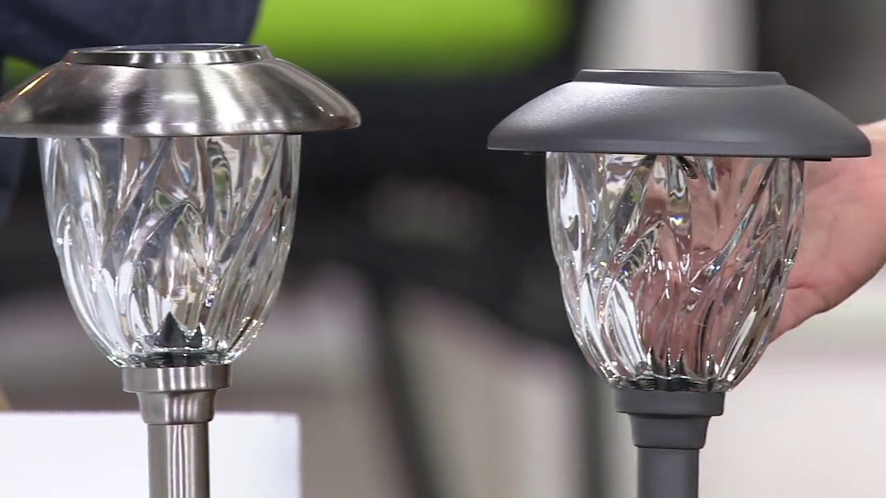 Energizer 8Piece Color on Demand Solar Pathway Light Set on QVC YouTube