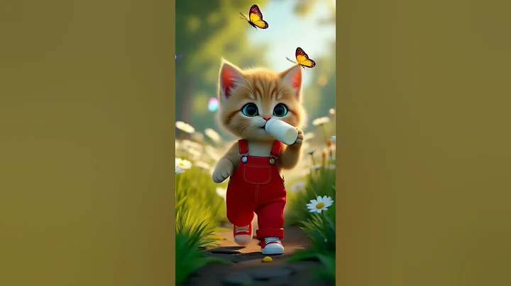 ‎🍼Cute cat drinking milk #catdance #shortsfeed #dudidudidam #dudidam‎