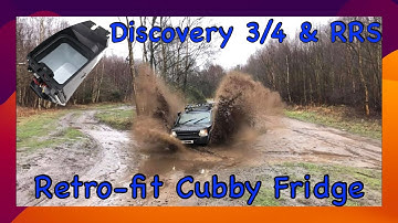 Retro fit a cubby fridge into a Discovery 3, 4 RRS. LR3 LR4 Range Rover sport. Landrover.- How to