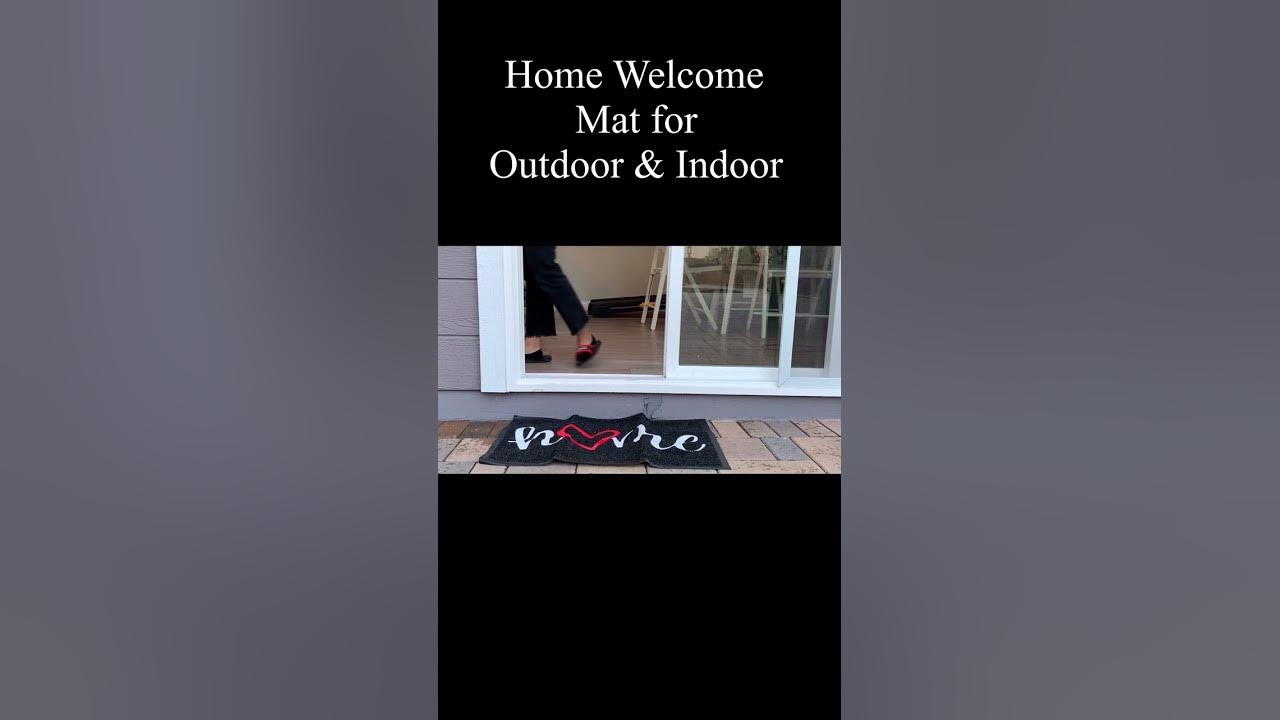 Steplively Door Mat Home Welcome Mats Outdoor and Indoor, Heavy-Duty  Low-Profile