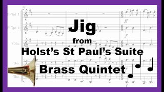 Jig - St. Paul's Suite - Holst - Brass Quintet