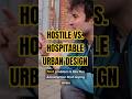 Hostile vs. hospitable urban design #urbanism #publicspace #urbandesign #hostilearchitecture