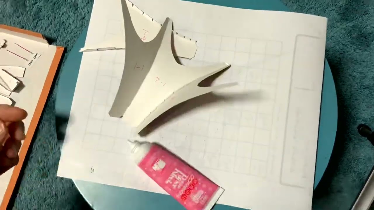 激レア東京タワーペーパークラフト Tokyo Tower Paper Craft Tokyo Tower In Japan - A Miniature Paper Model - by Hanae Nozaka