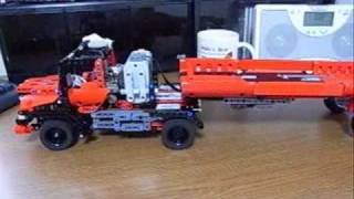 lego technic about 8052B individual red dump truck.wmv
