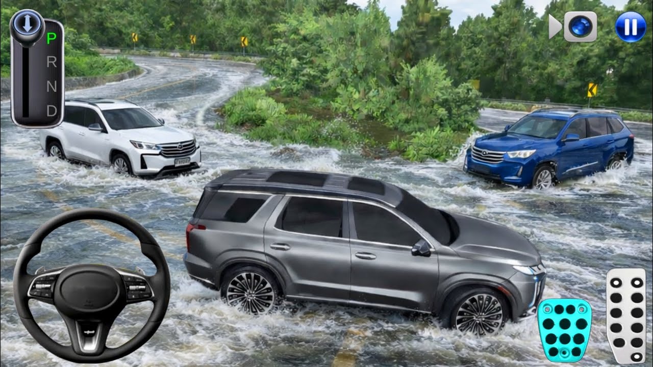 Extreme Flood Driving with SUV 🚙🌊 | 3D Driving Class 2026 | Car Driving Games - GaMiNg WiTh ArYaN 