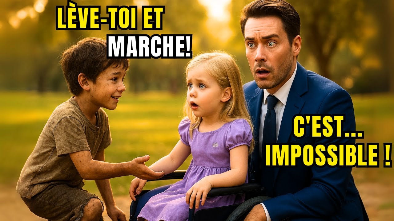 Le PDG emmène sa fille paralysée au parc et est choqué lorsqu'un garçon la fait marcher à nouveau