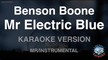 Thumbnail of Benson Boone - Mr Electric Blue (Instrumental) (Karaoke Version)