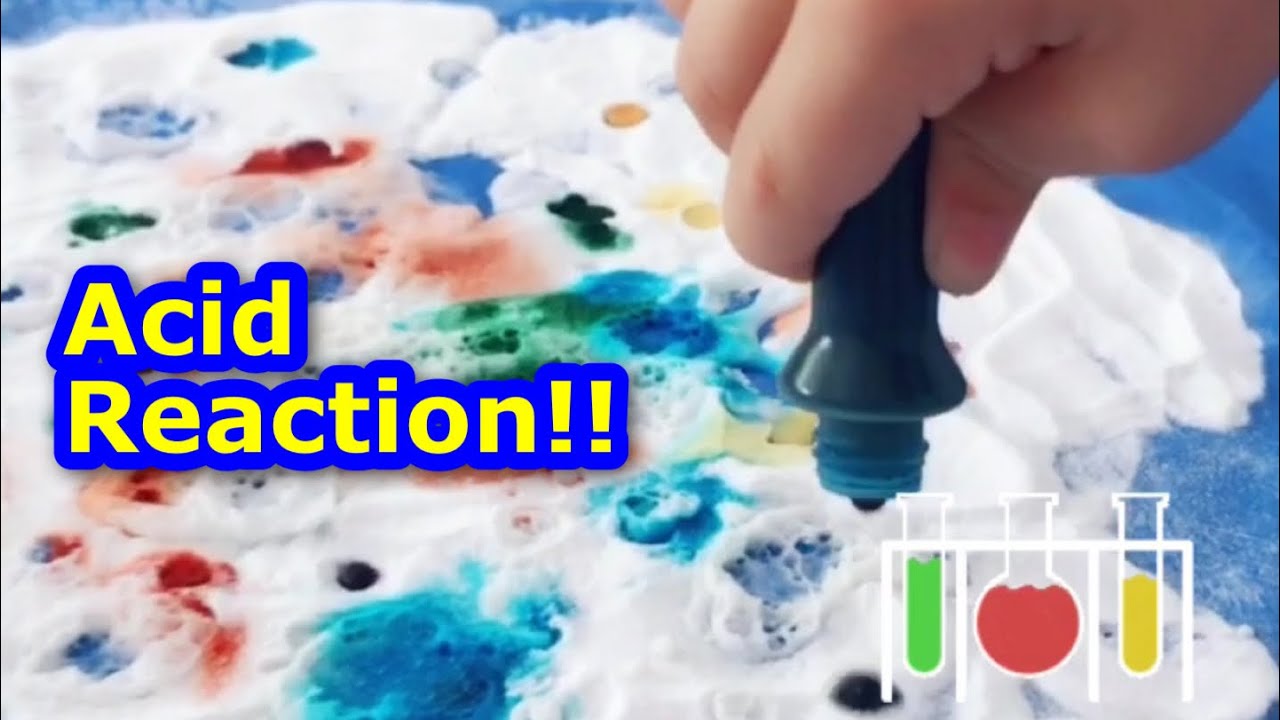 Baking Soda, Food Coloring and Vinegar Kids Science Experiments YouTube