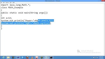 How to Use Arithmetical Method(Function) in Core Java(J2SE)