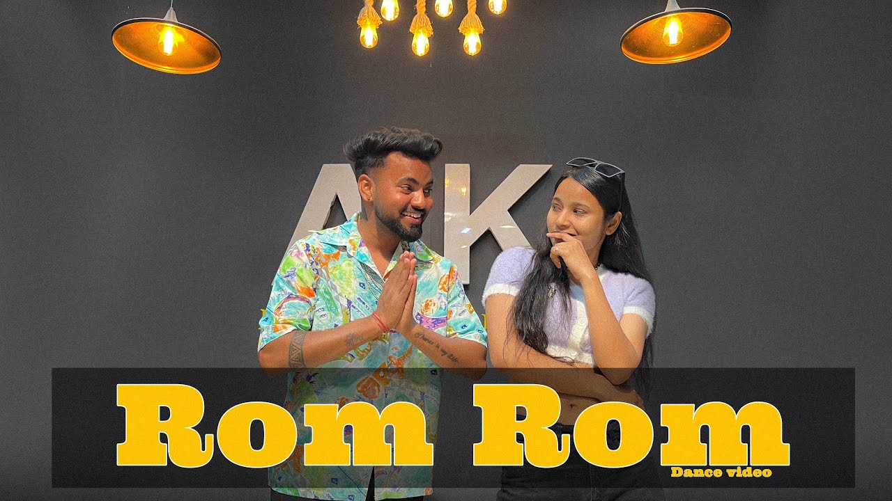 Rom Rom | Dance Video | CRAKK | MC SQUARE | Vidyut Jammwal | Tanishk Bagchi | Trending Song 2024