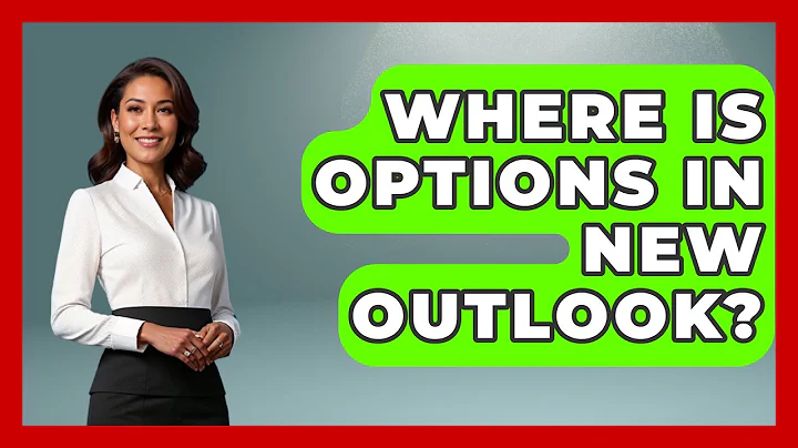 Where Is Options In New Outlook? - TheEmailToolbox.com