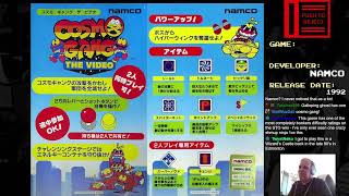 Push To Reject - Cosmo Gang the Video (1992 Namco)
In 1990, Namco put out a redemption-style game in which you used a gun to stop aliens called Cosmo Gangs from stealing energy cubes. And it got brought out in the US by Data East, of all companies. Anyway, Namco wanted to do more with the funny little guys, so they went back to the Galaga formula and put them in a single-screen shooter. And it works pretty well! That last boss is crazy though...
BBH Rating: 4 / 5
Chat Rating: 4 / 5
Full VOD - https://youtu.be/wFIz6V158-M Push To Reject - Cosmo Gang the Video (1992 Namco)