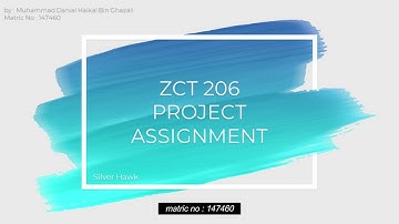 ZCT 206 SILVERHAWK ASSIGNMENT