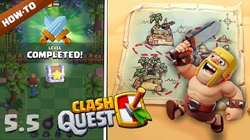 Clash Quest | How to BEAT Cannonball Reef 5.5