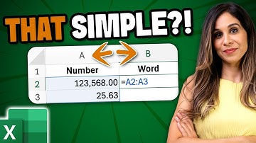 The New Excel Trick: Instantly Convert Words ↔ Numbers