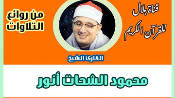 الشيخ محمود الشحات أنور وما تيسر من سورة هود