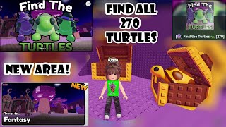 Find Them All!!! "Find The Turtles (270)" Roblox. With Timestamps! screenshot 1